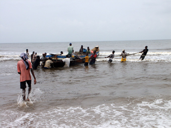 Pcheurs togolais - PORT GENTIL