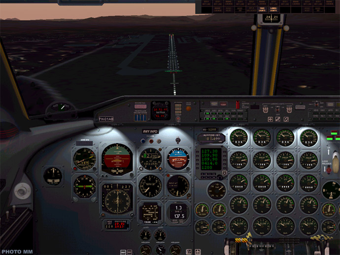 Cockpit De Havilland Dash-7