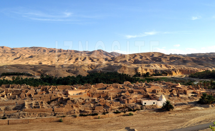 Oasis et ruines du village de TAMARZA